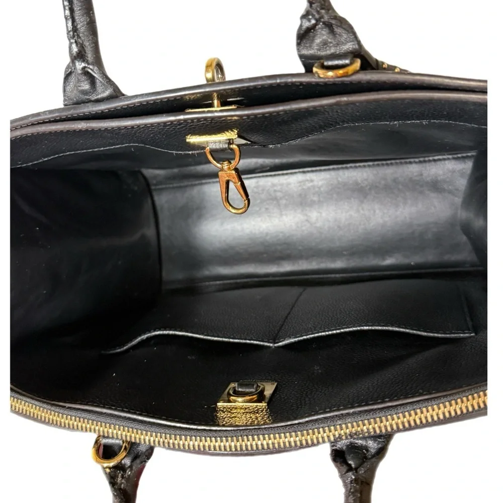 Louis Vuitton City Steamer Limited Edition Black Leather with Chain Strap